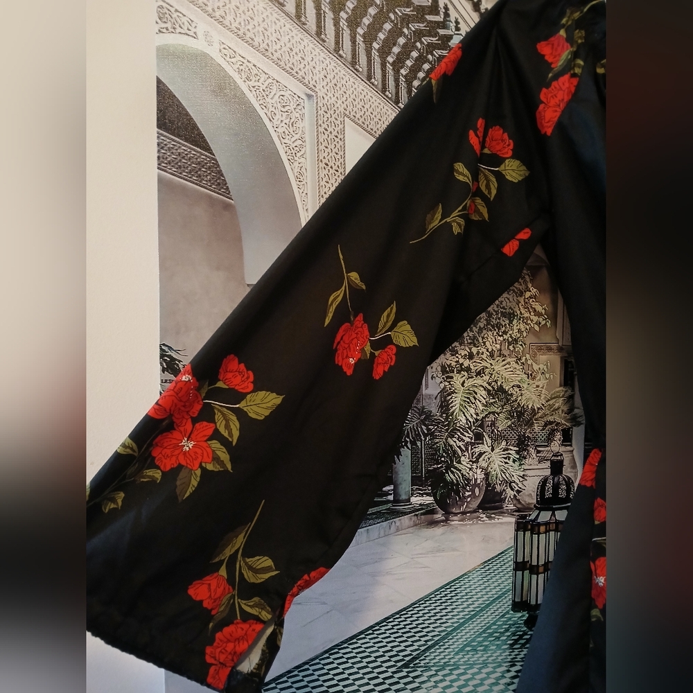 SHEIN BLACK AND RED ROMPER - Picture 9 of 10